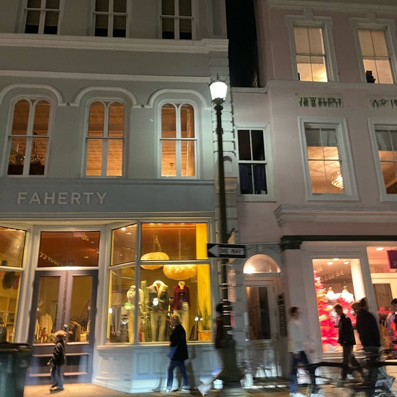 Faherty June linen cotton blazer tie waist heavy fabric but summer spring coat - Picture 4 of 6